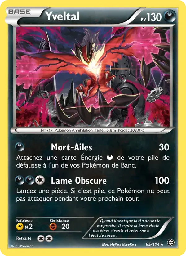 Yveltal - 65/116 - Offensive Vapeur