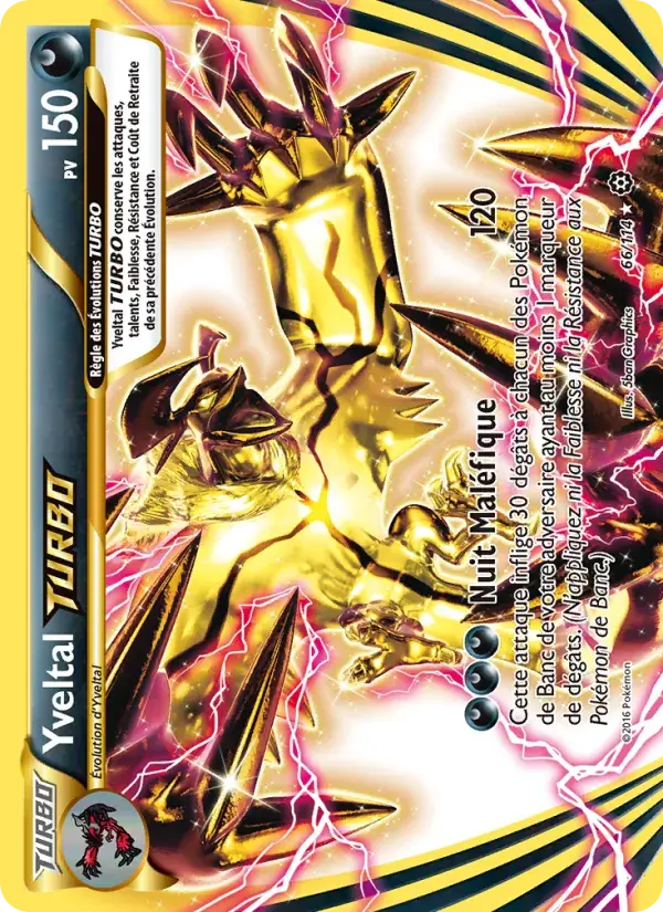 Yveltal TURBO - 66/116 - Offensive Vapeur