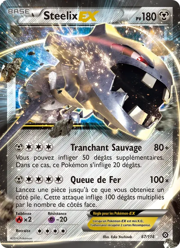 Steelix EX - 67/116 - Offensive Vapeur