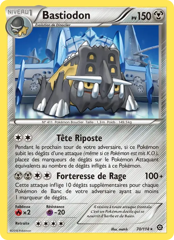 Bastiodon - 70/116 - Offensive Vapeur