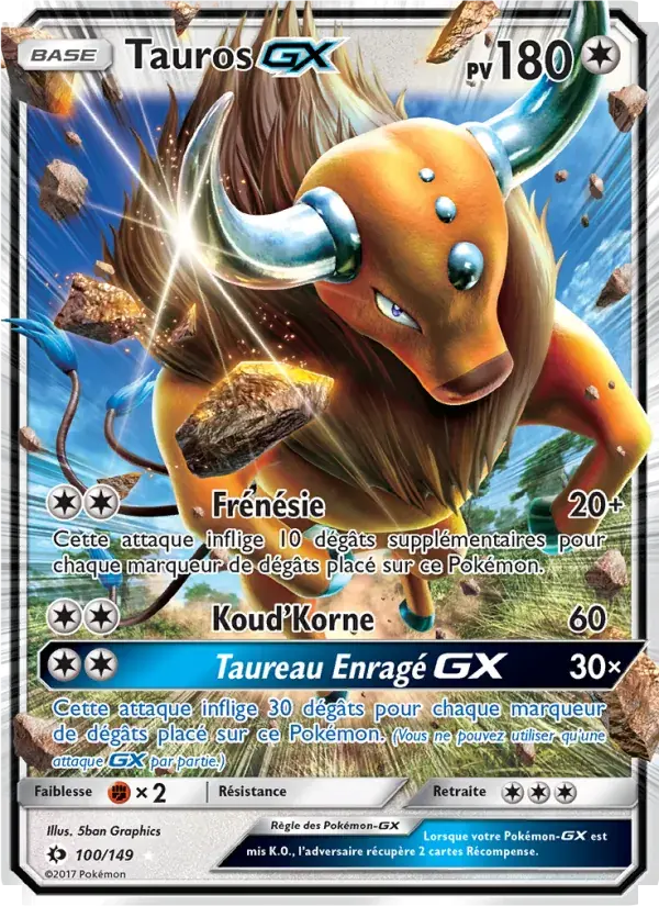 Tauros GX - 100/163 - Soleil et Lune