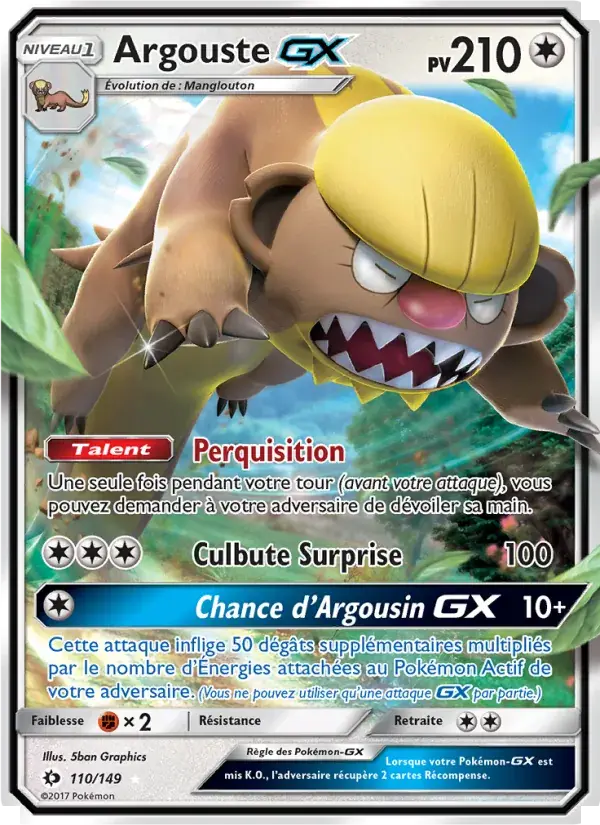 Argouste GX - 110/163 - Soleil et Lune