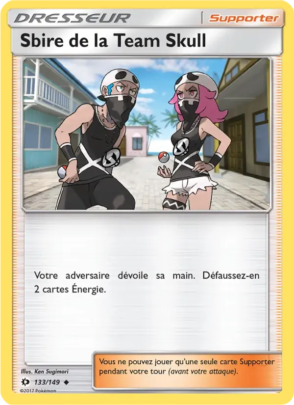 Sbire de la Team Skull - 133/163 - Soleil et Lune