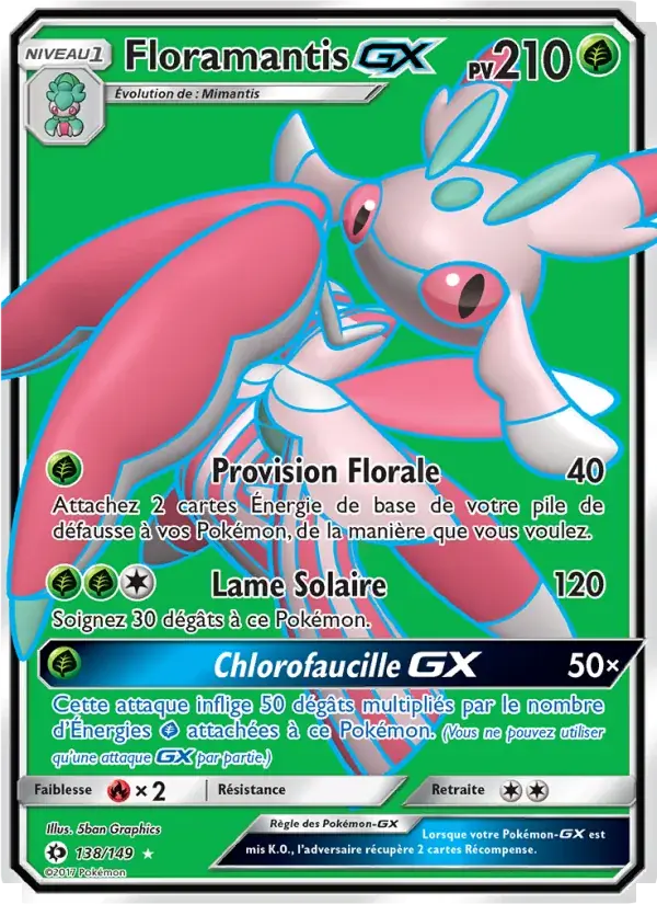 Floramantis GX - 138/163 - Soleil et Lune