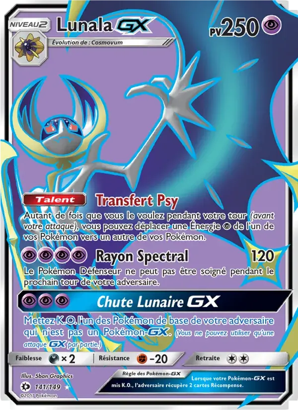Lunala GX - 141/163 - Soleil et Lune