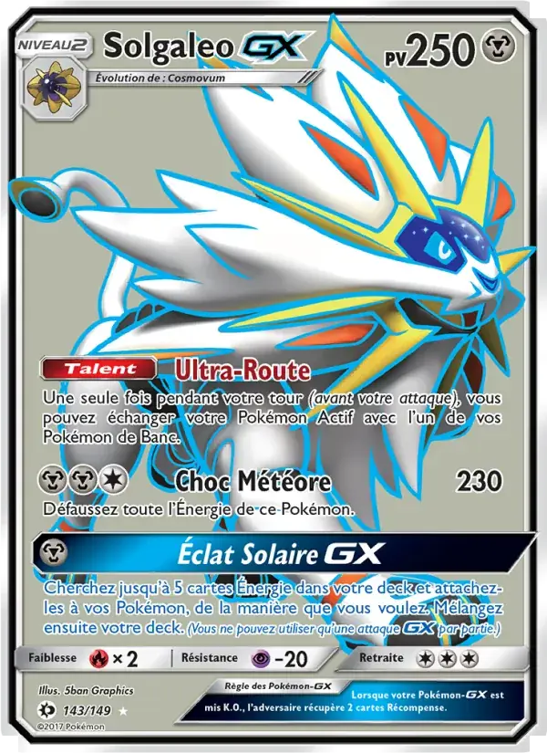 Solgaleo GX - 143/163 - Soleil et Lune