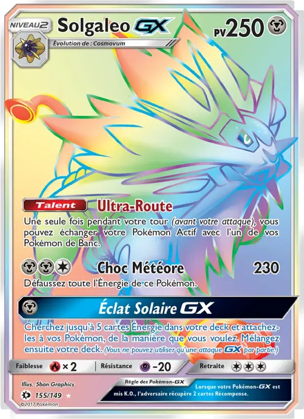 Solgaleo GX - 155/163 - Soleil et Lune