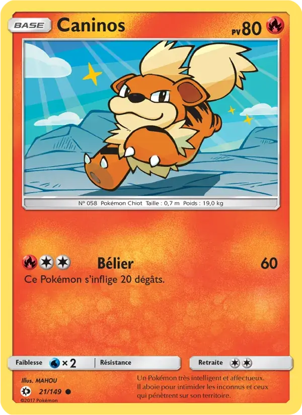 Caninos - 21/163 - Soleil et Lune