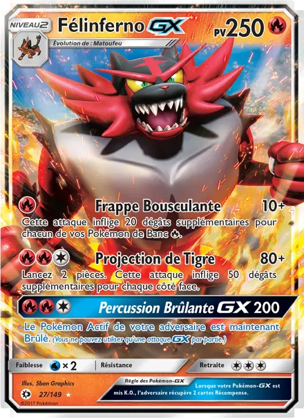 Félinferno GX - 27/163 - Soleil et Lune