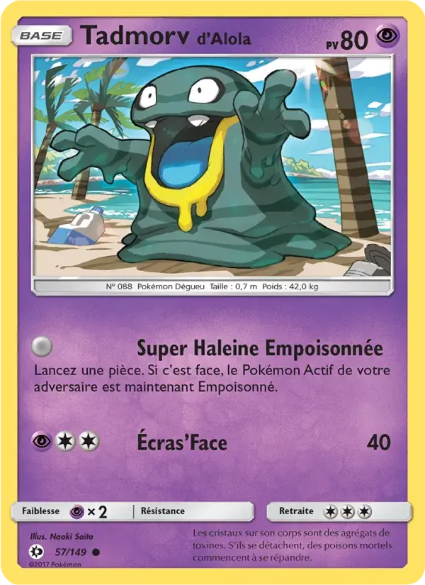 Tadmorv d’Alola - 57/163 - Soleil et Lune