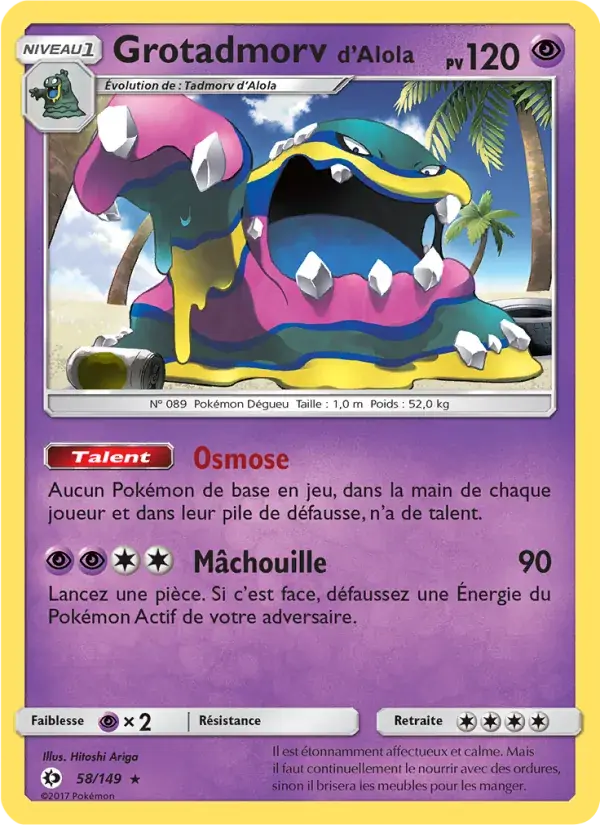 Grotadmorv d’Alola - 58/163 - Soleil et Lune