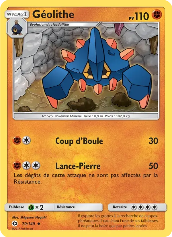 Géolithe - 70/163 - Soleil et Lune