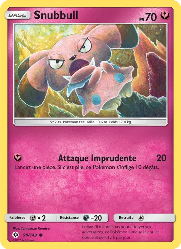 Snubbull - 90/163 - Soleil et Lune