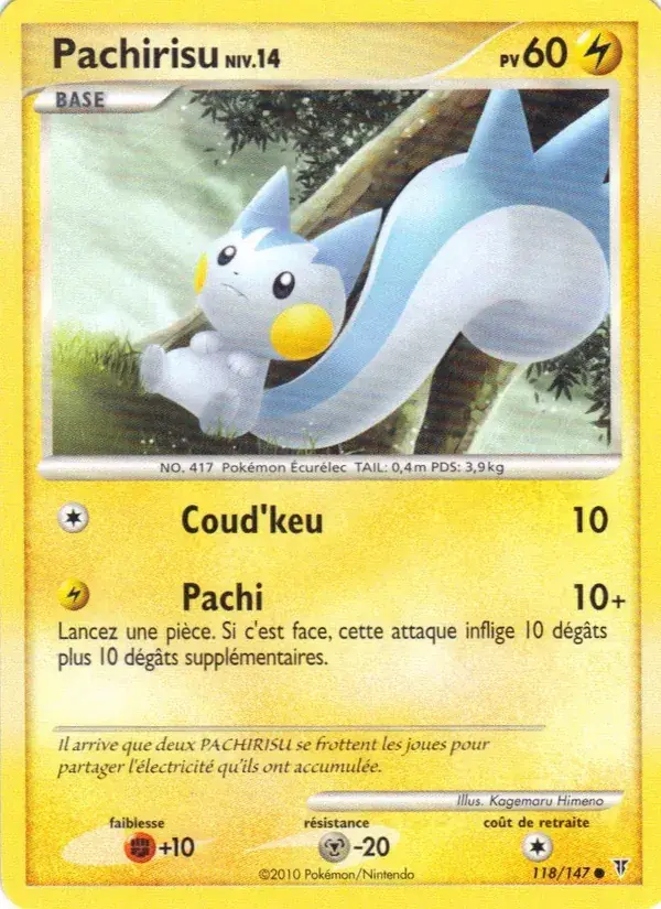 Pachirisu - 118/162 - Vainqueurs Suprêmes