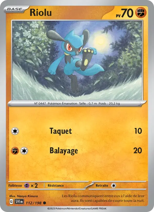 Riolu - 112/258 - Écarlate et Violet