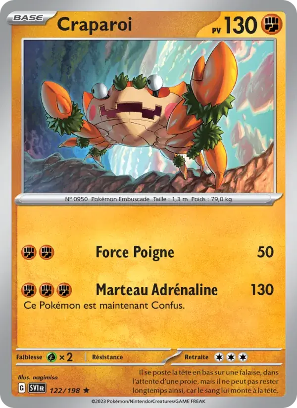 Craparoi - 122/258 - Écarlate et Violet