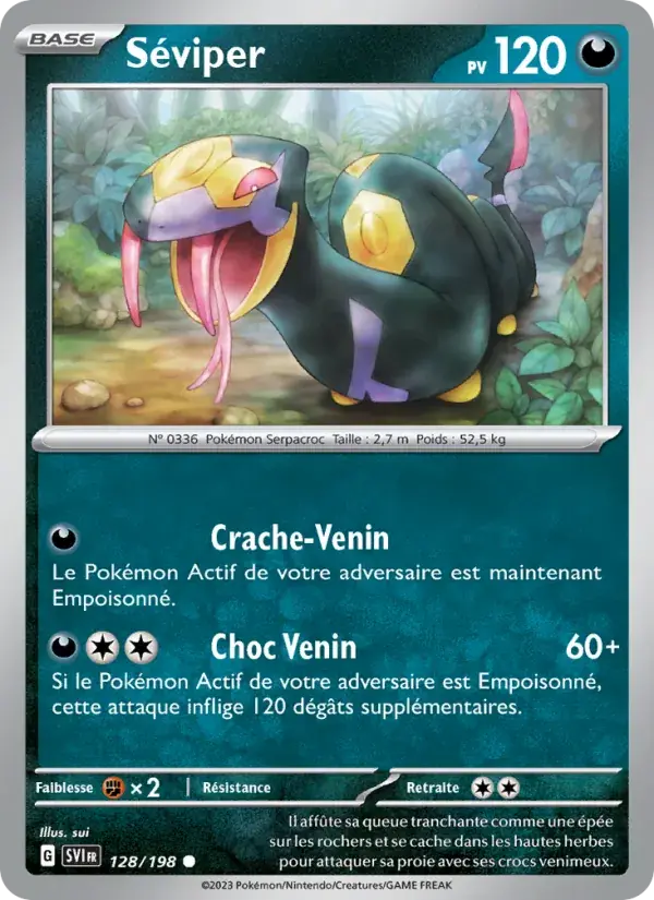 Séviper - 128/258 - Écarlate et Violet