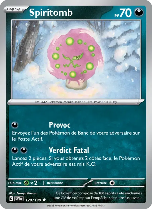 Spiritomb - 129/258 - Écarlate et Violet