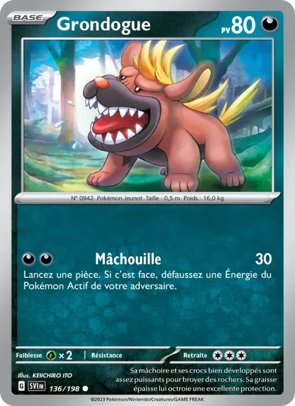 Grondogue - 136/258 - Écarlate et Violet