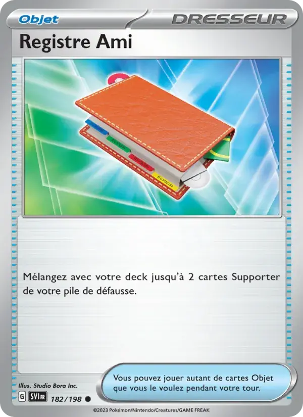 Registre Ami - 182/258 - Écarlate et Violet