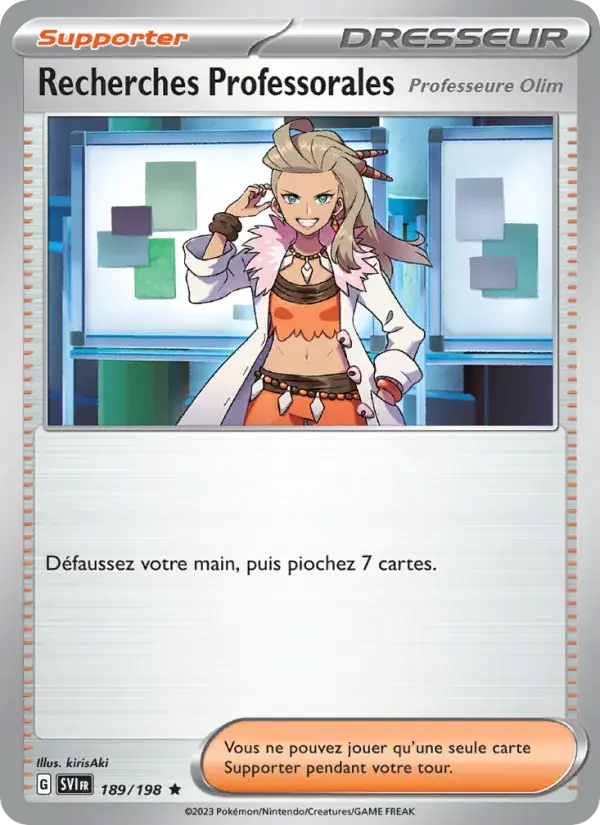 Recherches Professorales - 189/258 - Écarlate et Violet