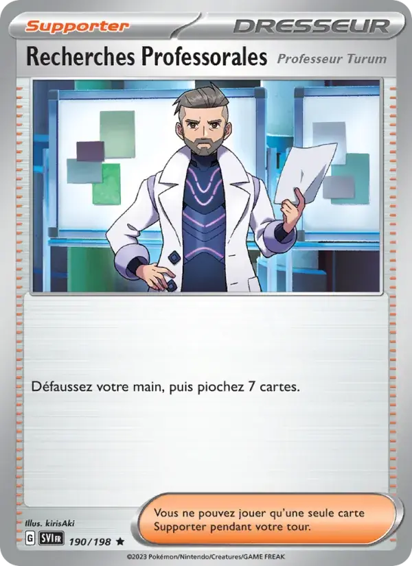 Recherches Professorales - 190/258 - Écarlate et Violet