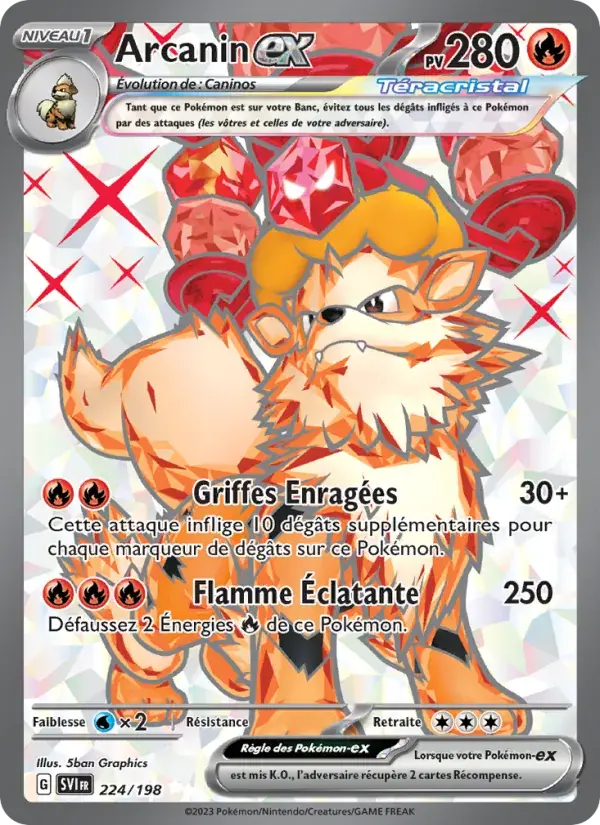 Arcanin-ex - 224/258 - Écarlate et Violet