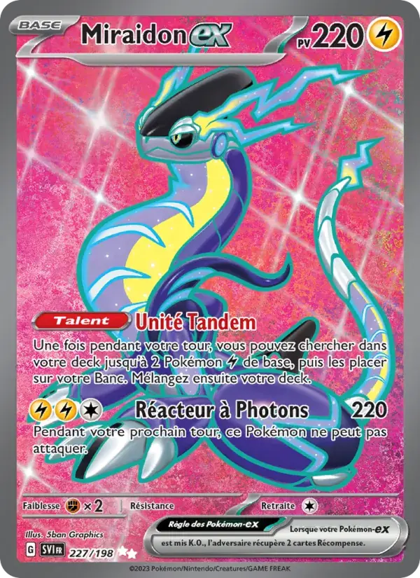 Miraidon-ex - 227/258 - Écarlate et Violet
