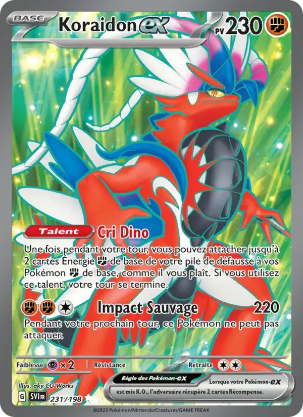 Koraidon-ex - 231/258 - Écarlate et Violet