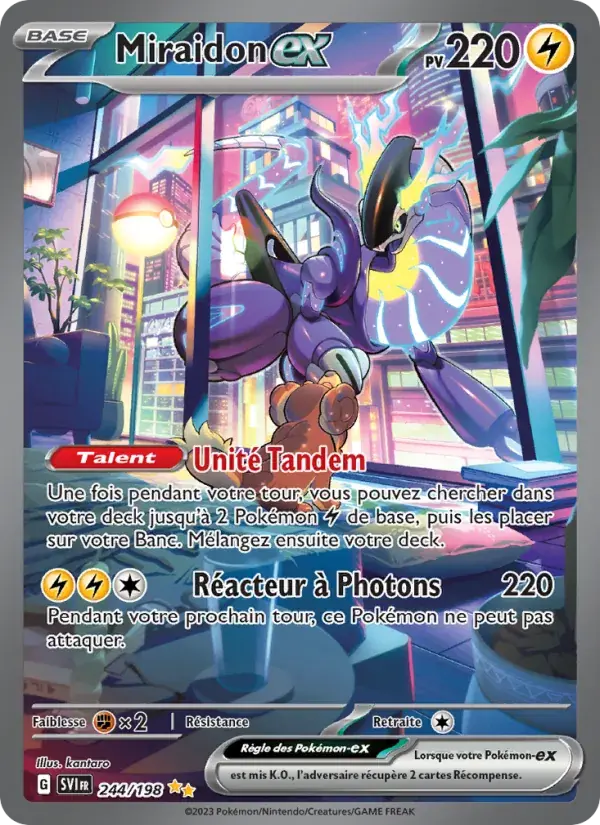 Miraidon-ex - 244/258 - Écarlate et Violet