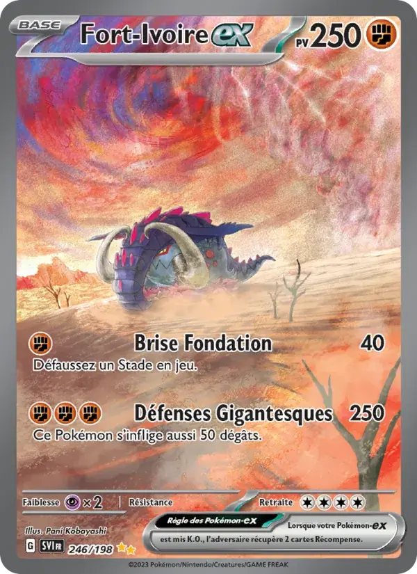 Fort-Ivoire-ex - 246/258 - Écarlate et Violet