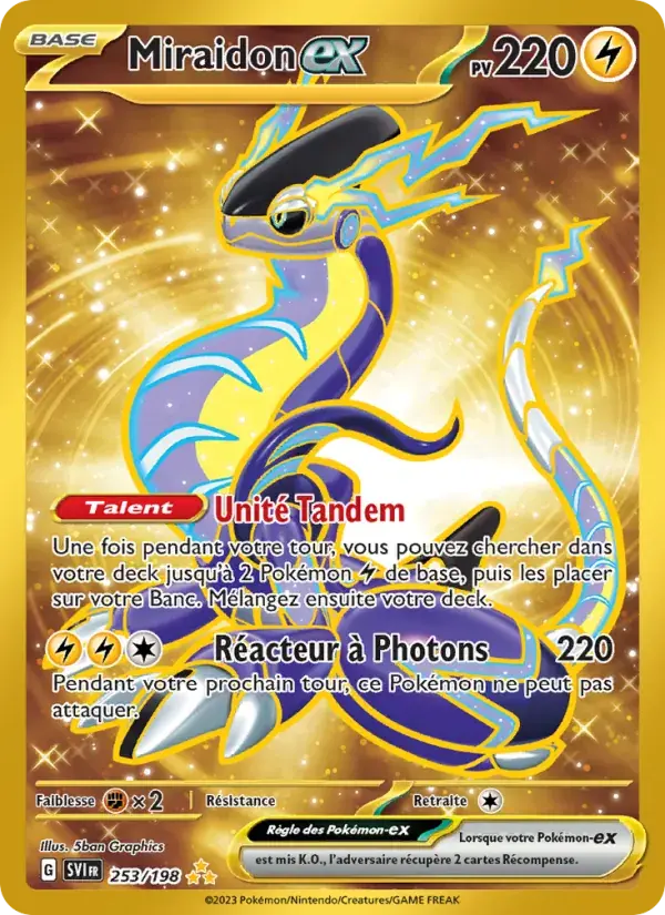 Miraidon-ex - 253/258 - Écarlate et Violet