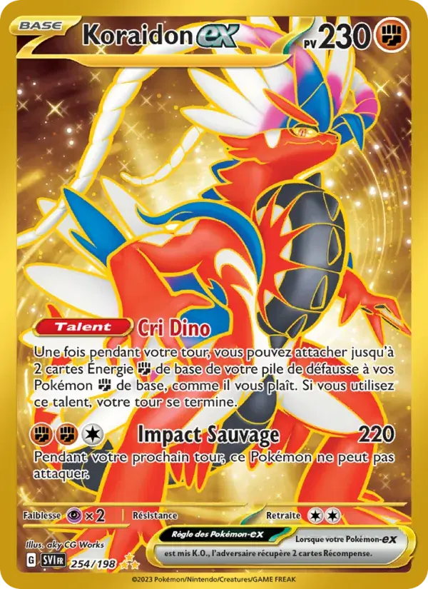 Koraidon-ex - 254/258 - Écarlate et Violet