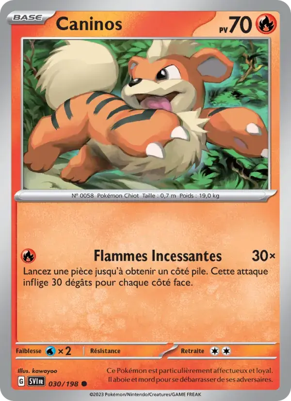 Caninos - 030/258 - Écarlate et Violet