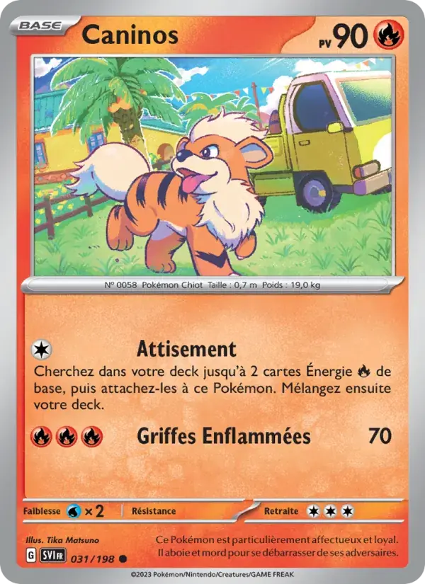 Caninos - 031/258 - Écarlate et Violet