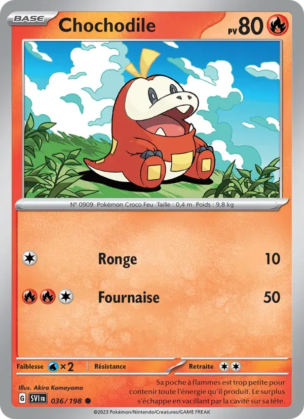 Chochodile - 036/258 - Écarlate et Violet