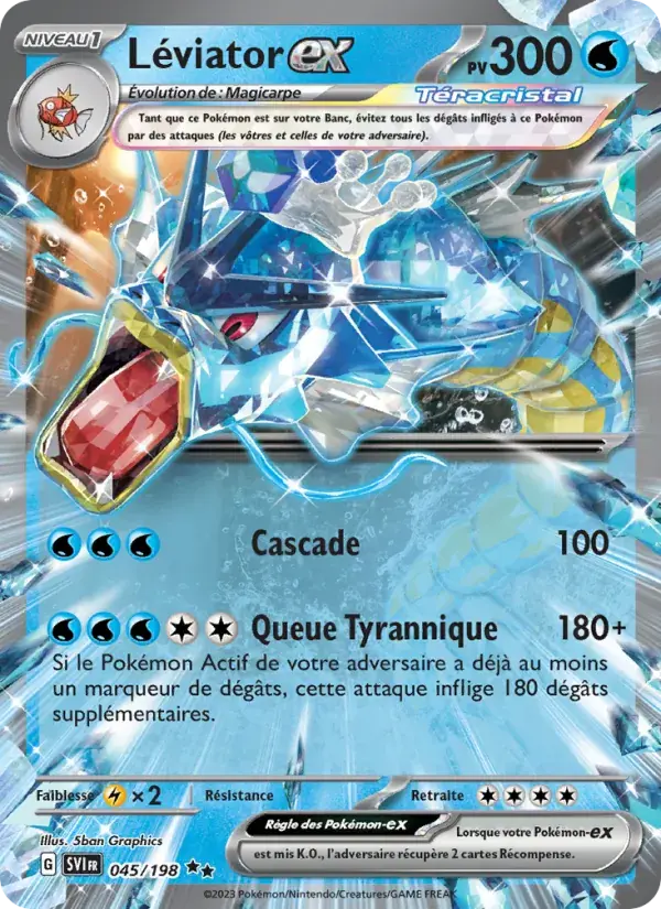 Léviator-ex - 045/258 - Écarlate et Violet