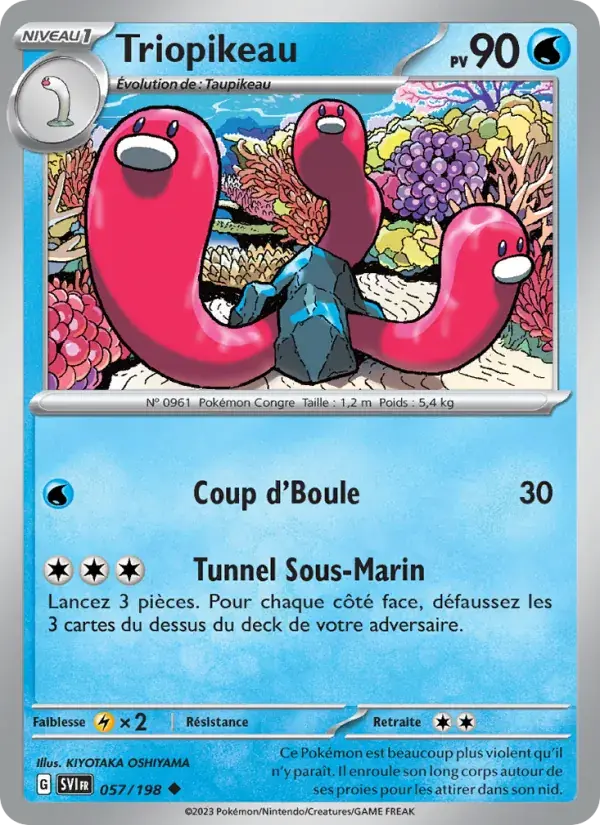 Triopikeau - 057/258 - Écarlate et Violet