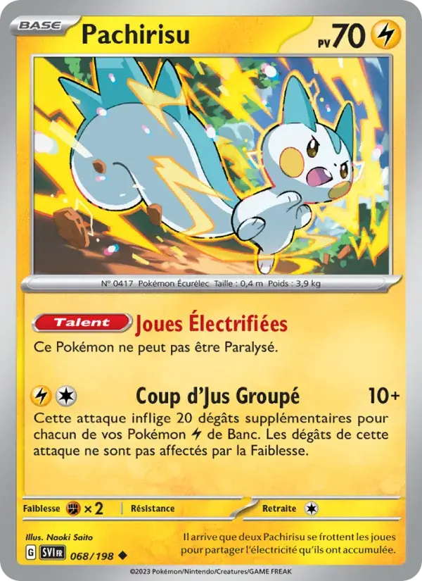 Pachirisu - 068/258 - Écarlate et Violet