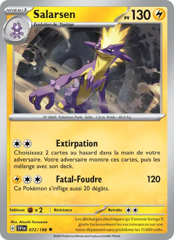 Salarsen - 072/258 - Écarlate et Violet