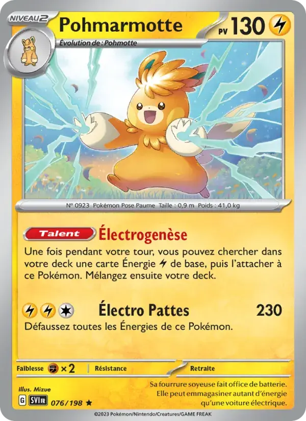 Pohmarmotte - 076/258 - Écarlate et Violet
