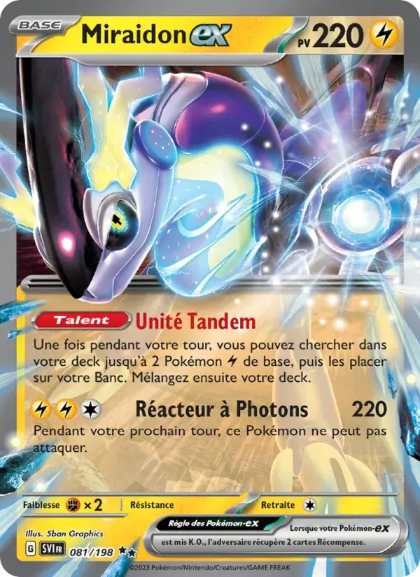 Miraidon-ex - 081/258 - Écarlate et Violet