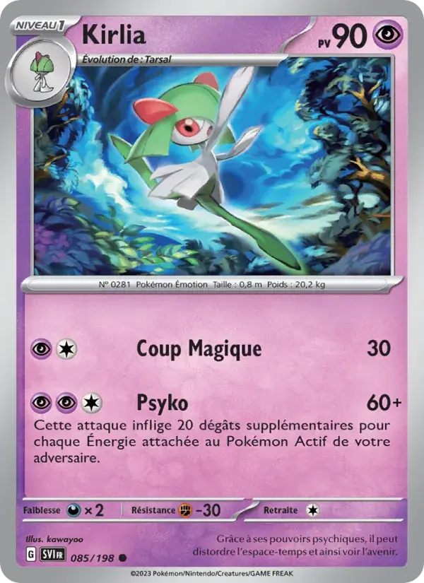 Kirlia - 085/258 - Écarlate et Violet