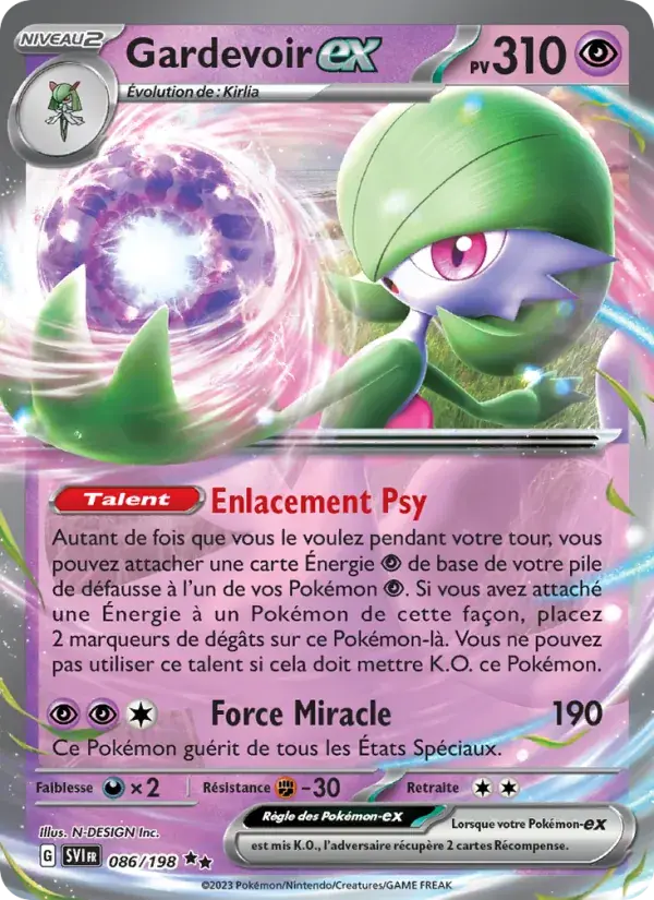 Gardevoir-ex - 086/258 - Écarlate et Violet