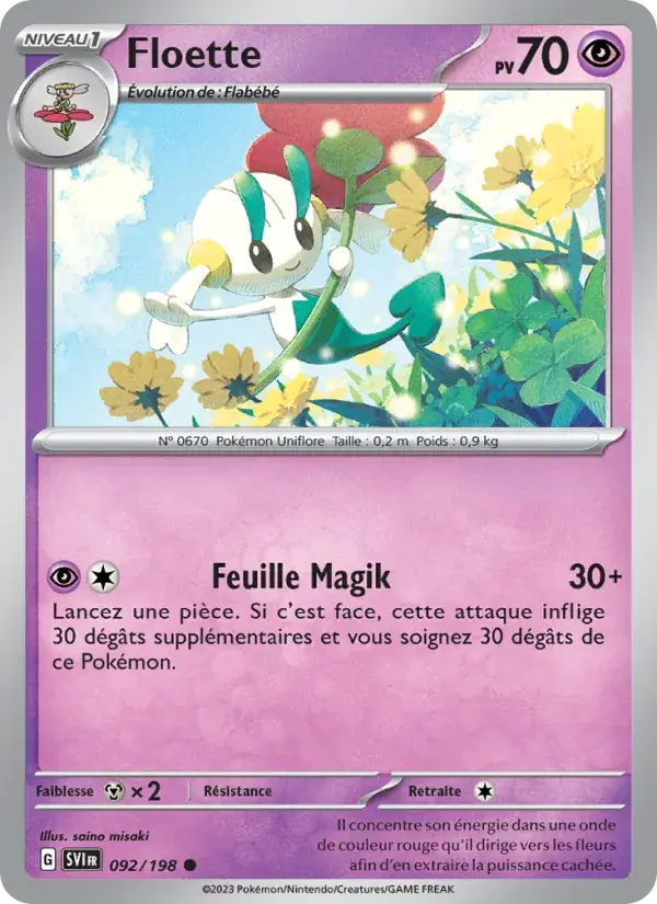 Floette - 092/258 - Écarlate et Violet