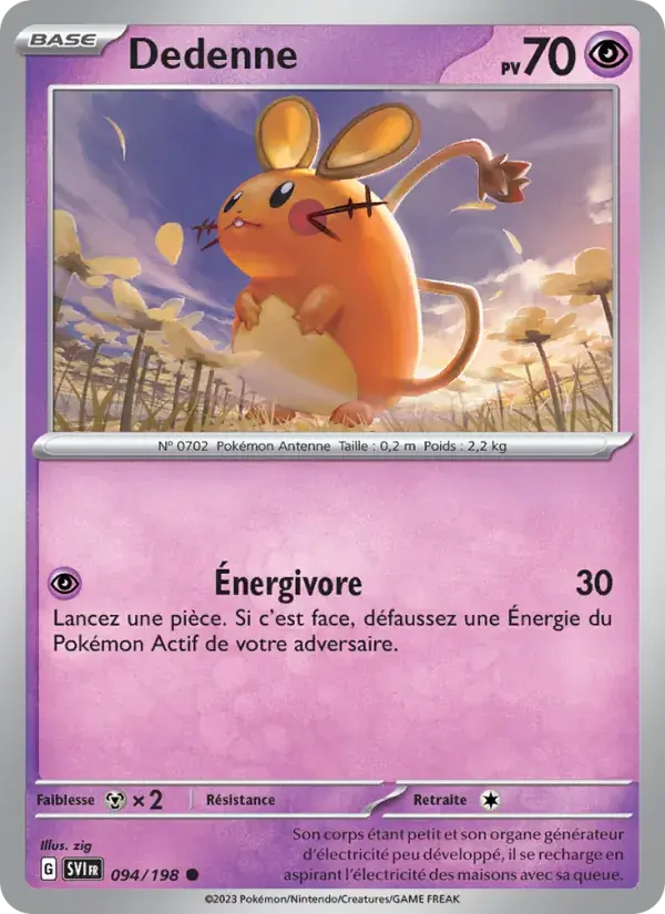 Dedenne - 094/258 - Écarlate et Violet