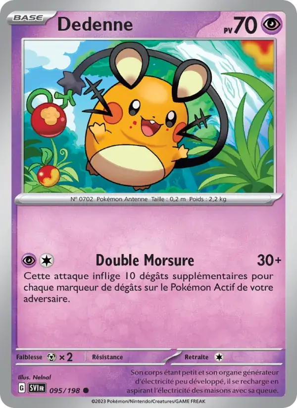 Dedenne - 095/258 - Écarlate et Violet