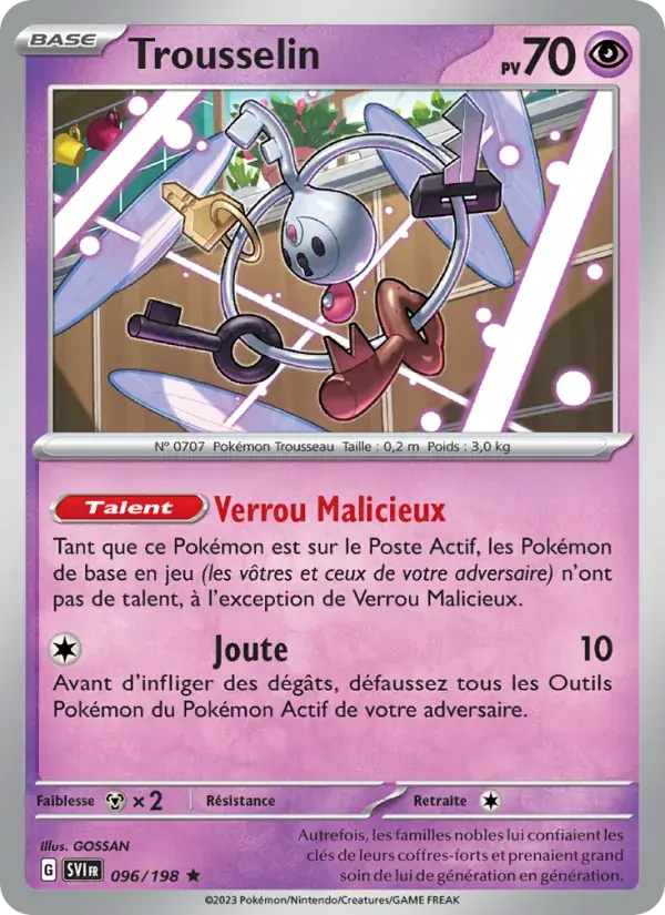 Trousselin - 096/258 - Écarlate et Violet