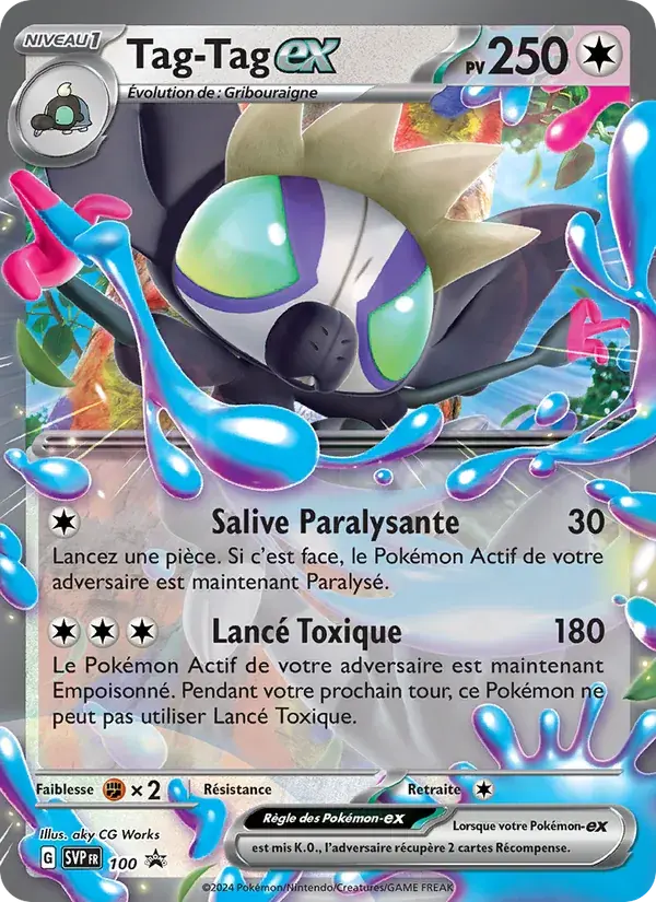 Tag-Tag-ex - 100/225 - SVP Black Star Promos