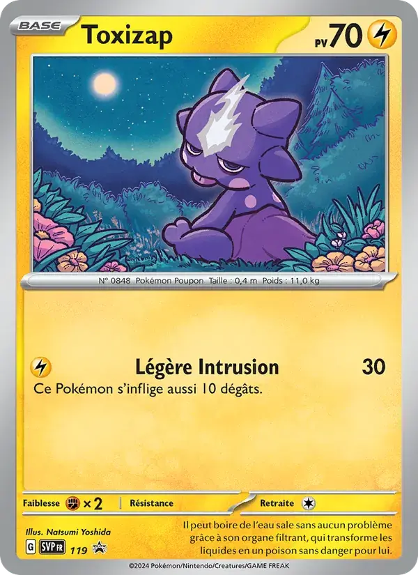 Toxizap - 119/225 - SVP Black Star Promos